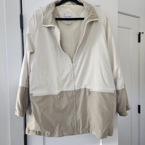 Gloria Vanderbilt Women's Cream and Tan Utility Jacket